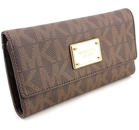 michael kors jet set checkbook wallet luggage|michael kors zippered wallet.